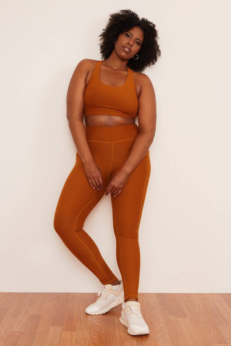 Yoga Top (Turmeric) Tops Wolven 