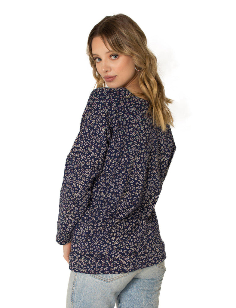 Tallulah Organic Fleece Sweater Passion Lilie 