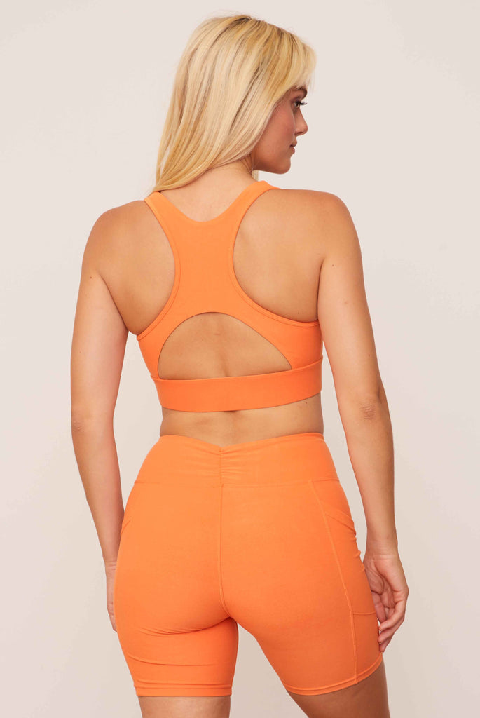 Racerback Bra (Tangerine) Bra Wolven 