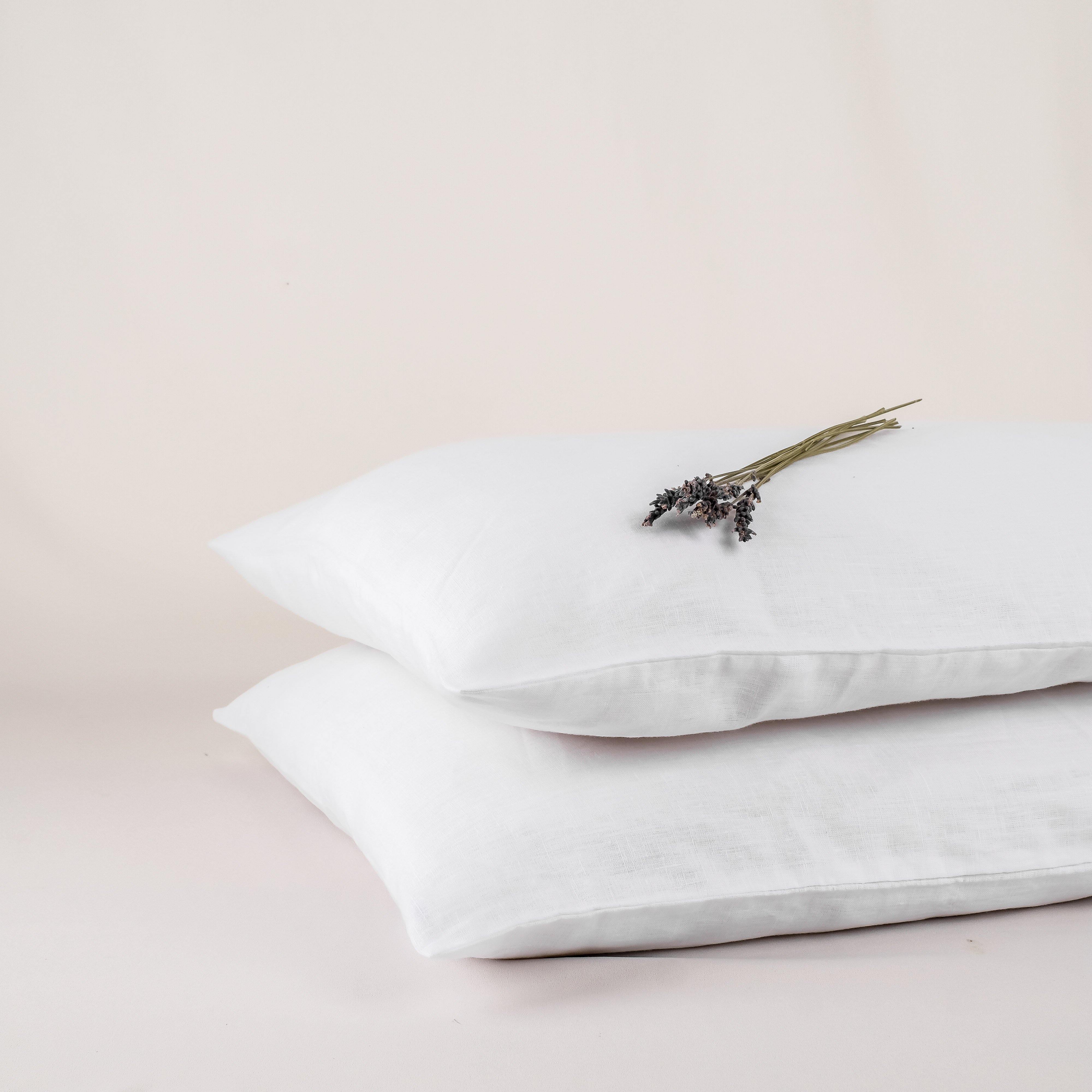 Linen Pillowcase Set (White)