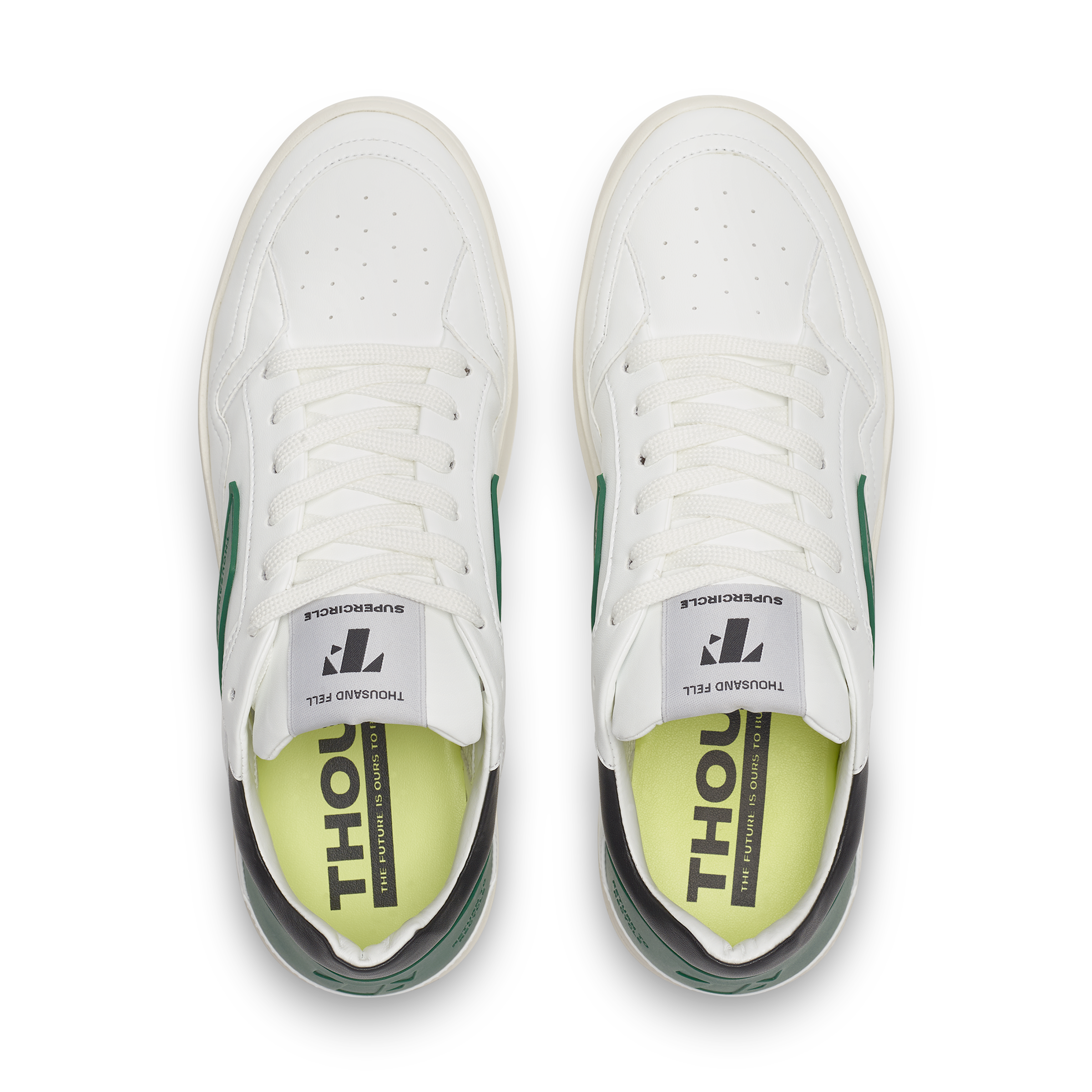Women's Court (White, Black, + Kelly Green)