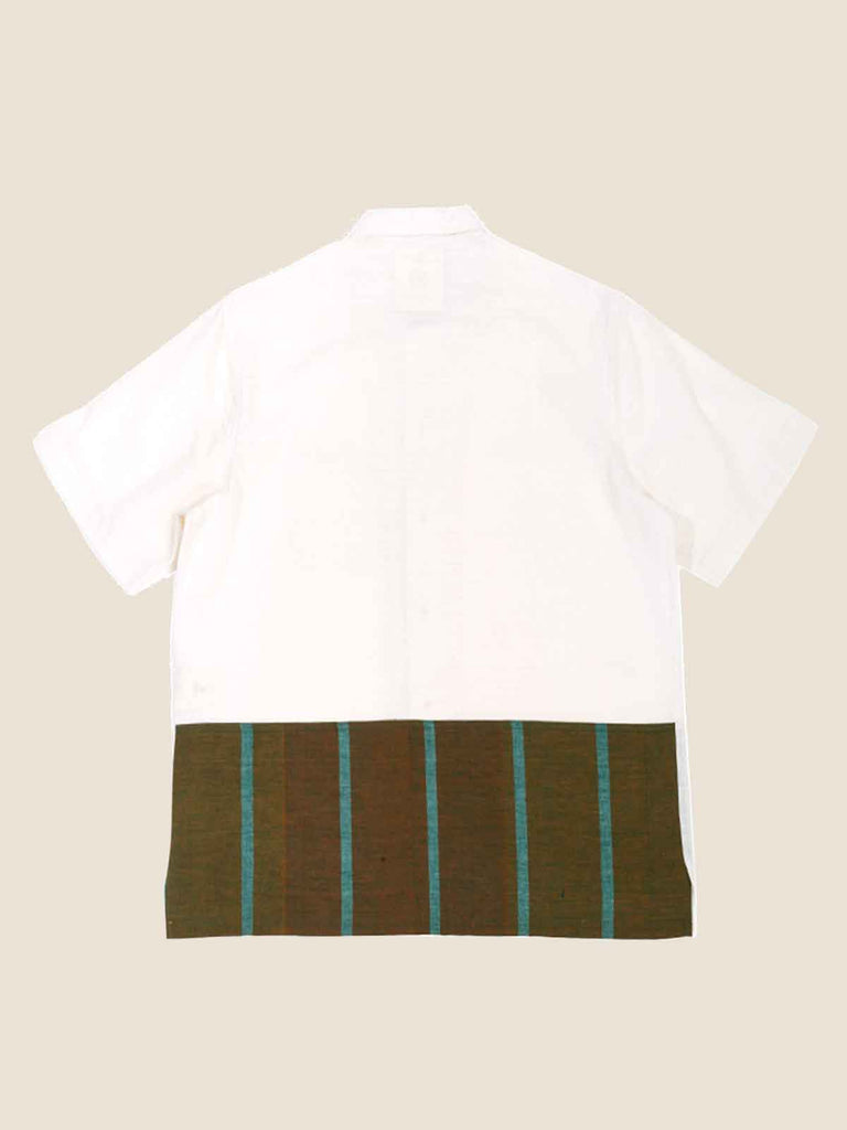 Deshal Comilla Baseball Button-Down Shirt - White