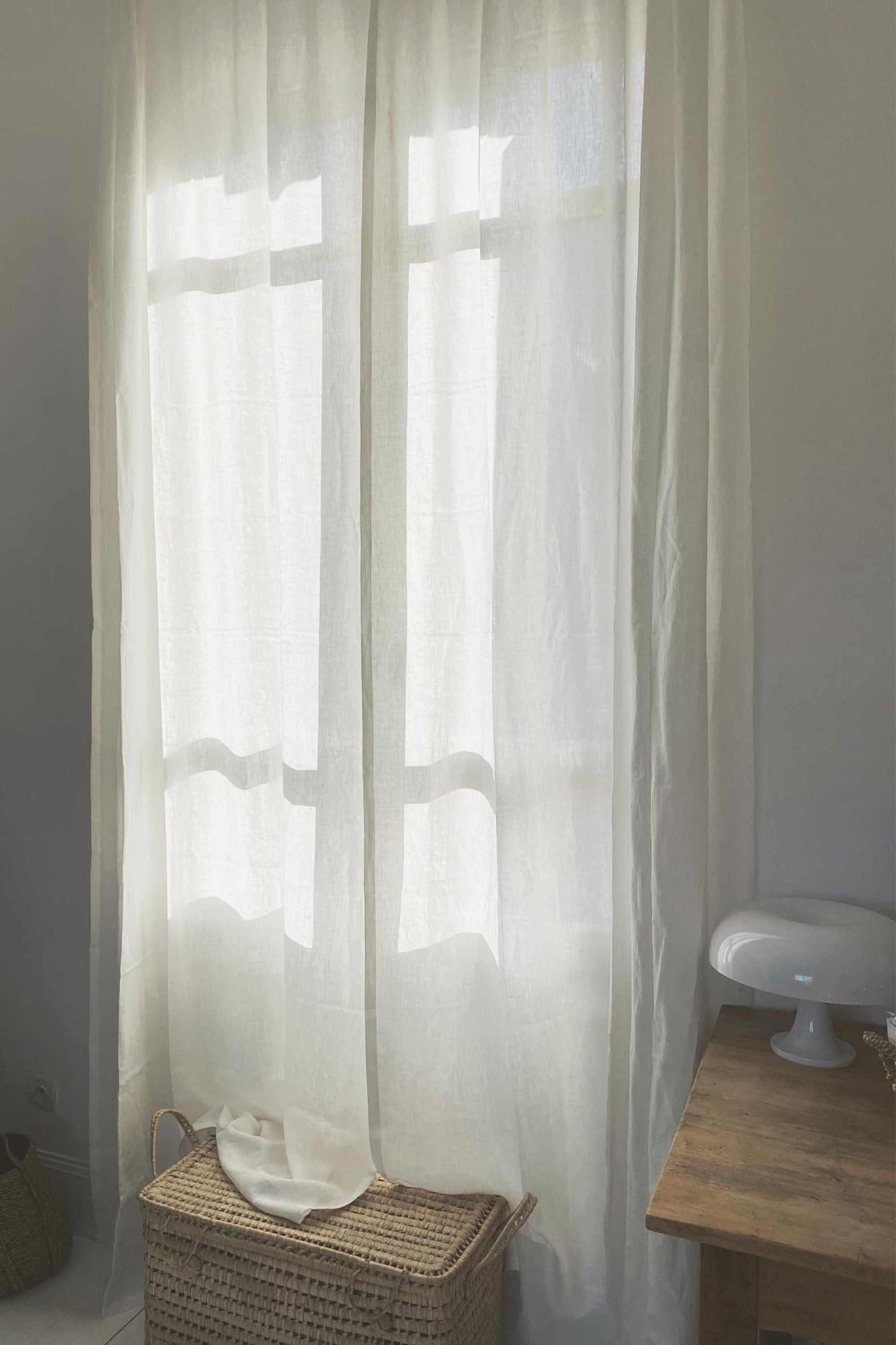 Rod Pocket Linen Curtain