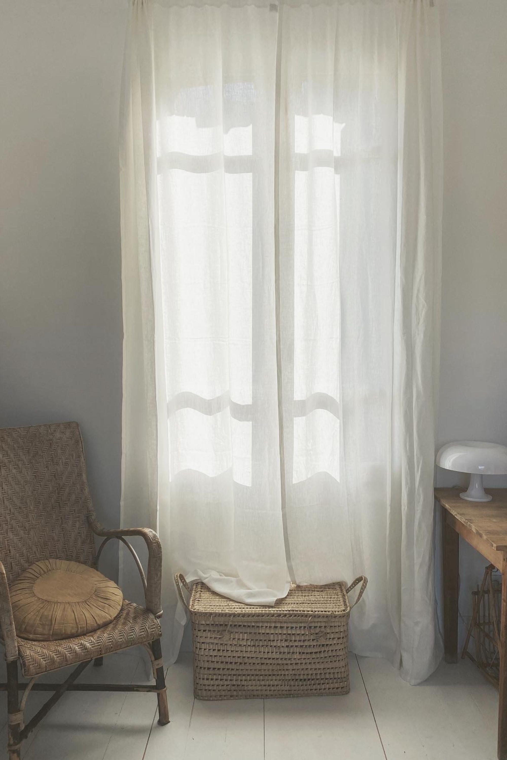 Rod Pocket Linen Curtain