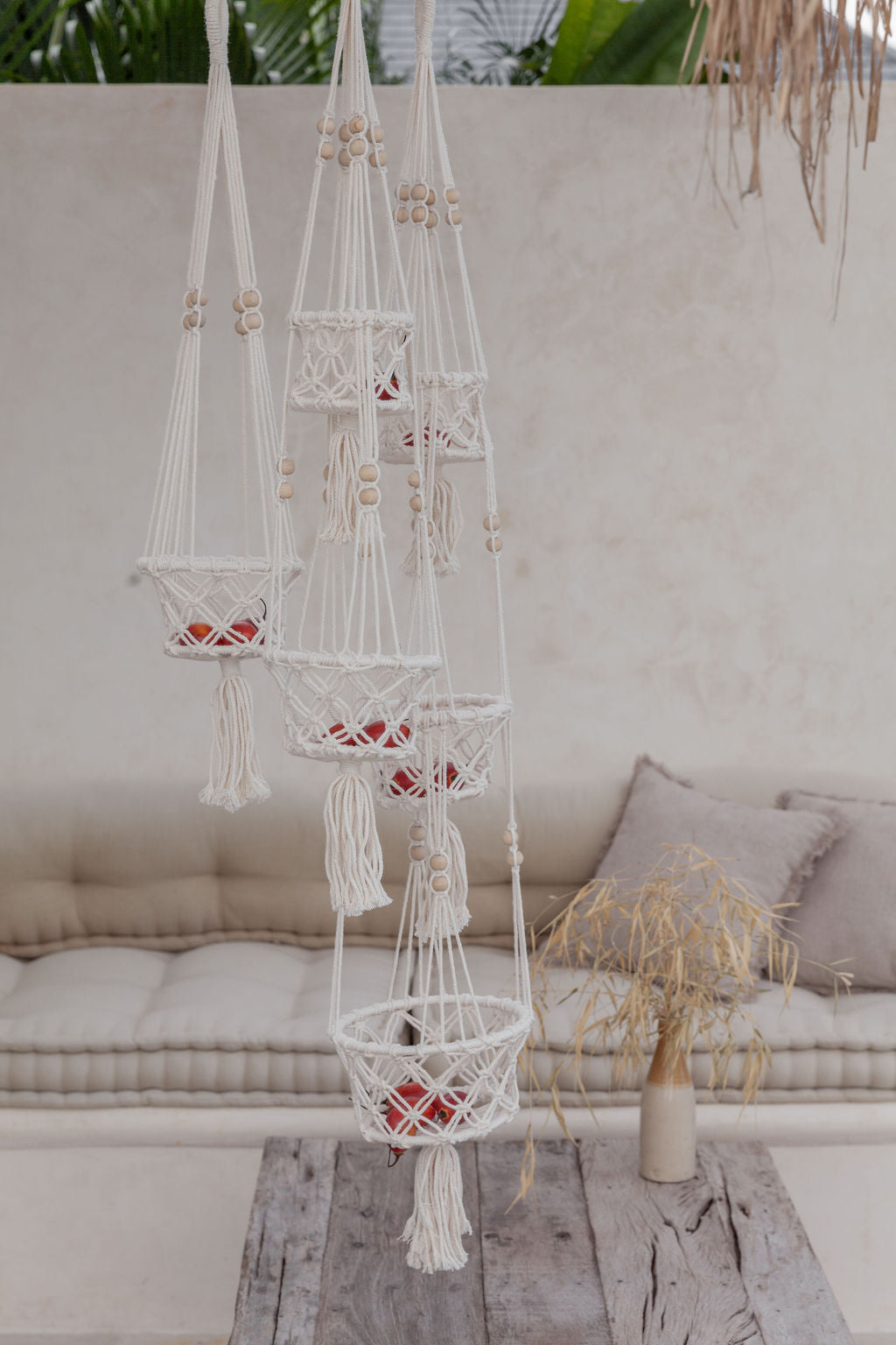Macrame Hanging Basket (Cotton)