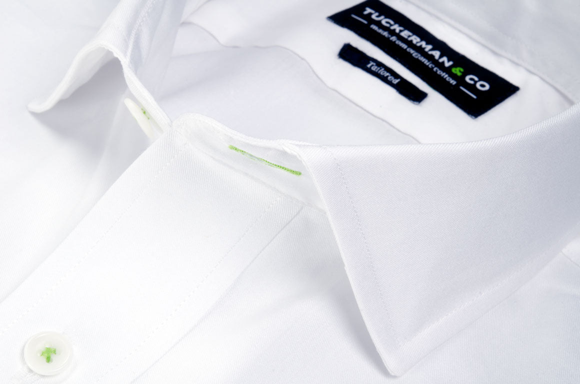 Men's White Twill