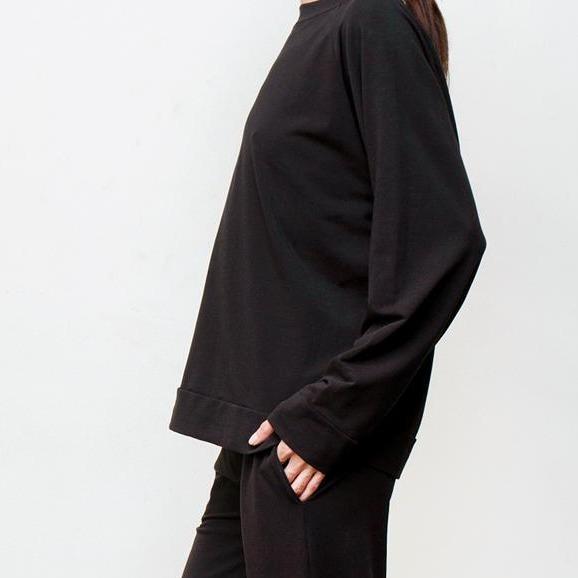 Anita Sweatshirt (Black) Top ARZÉ 