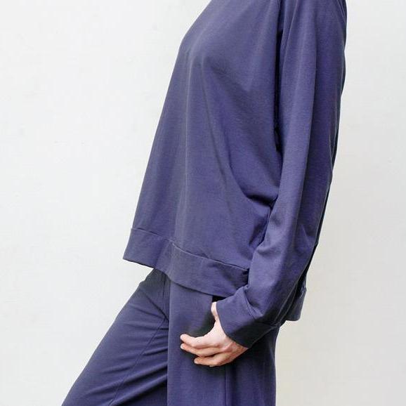 Anita Sweatshirt (Blue) Top ARZÉ 