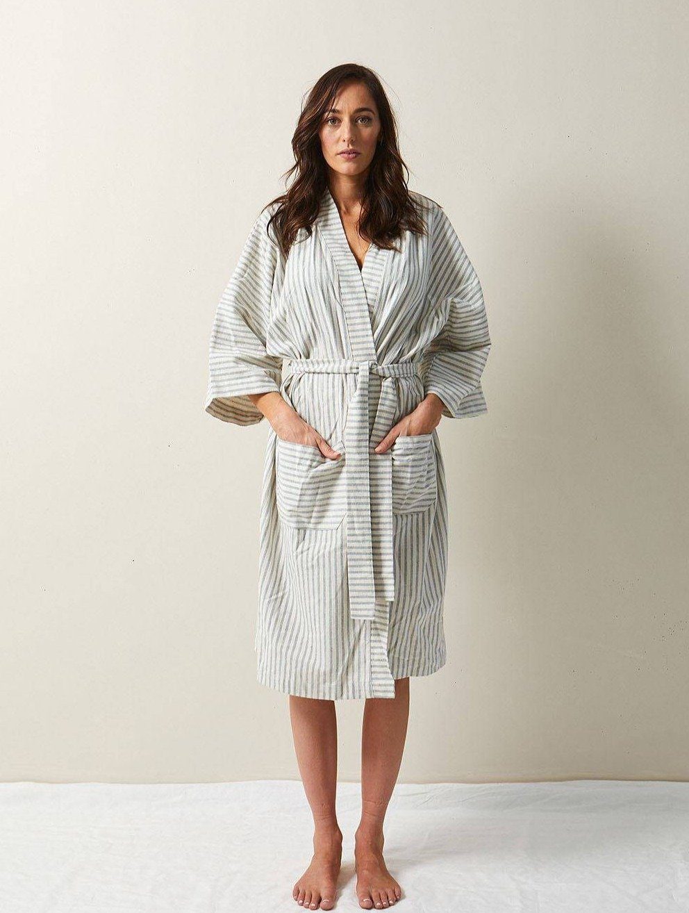 Upcycled Denim Kimono - Consciously