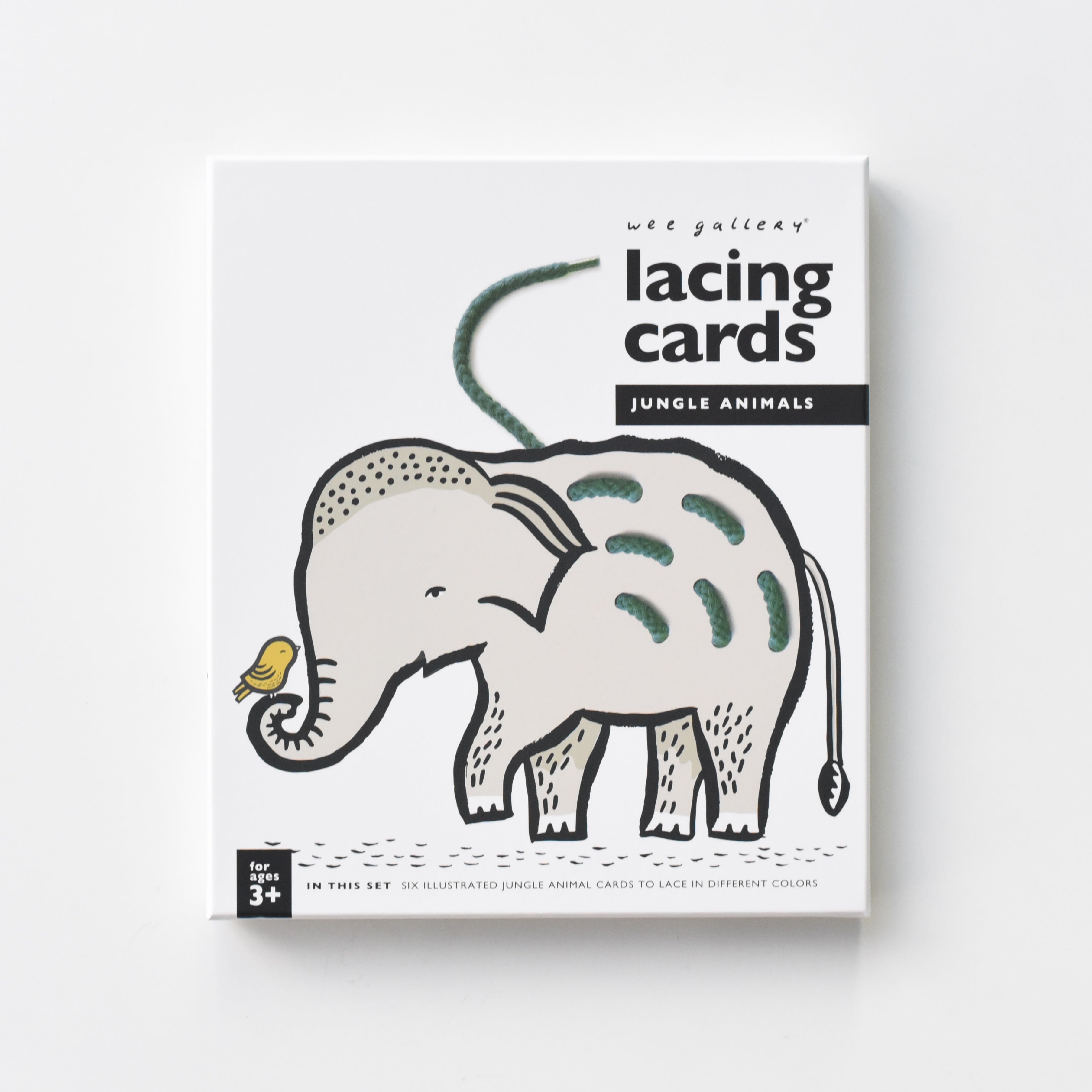 Lacing Cards (Jungle Animals)