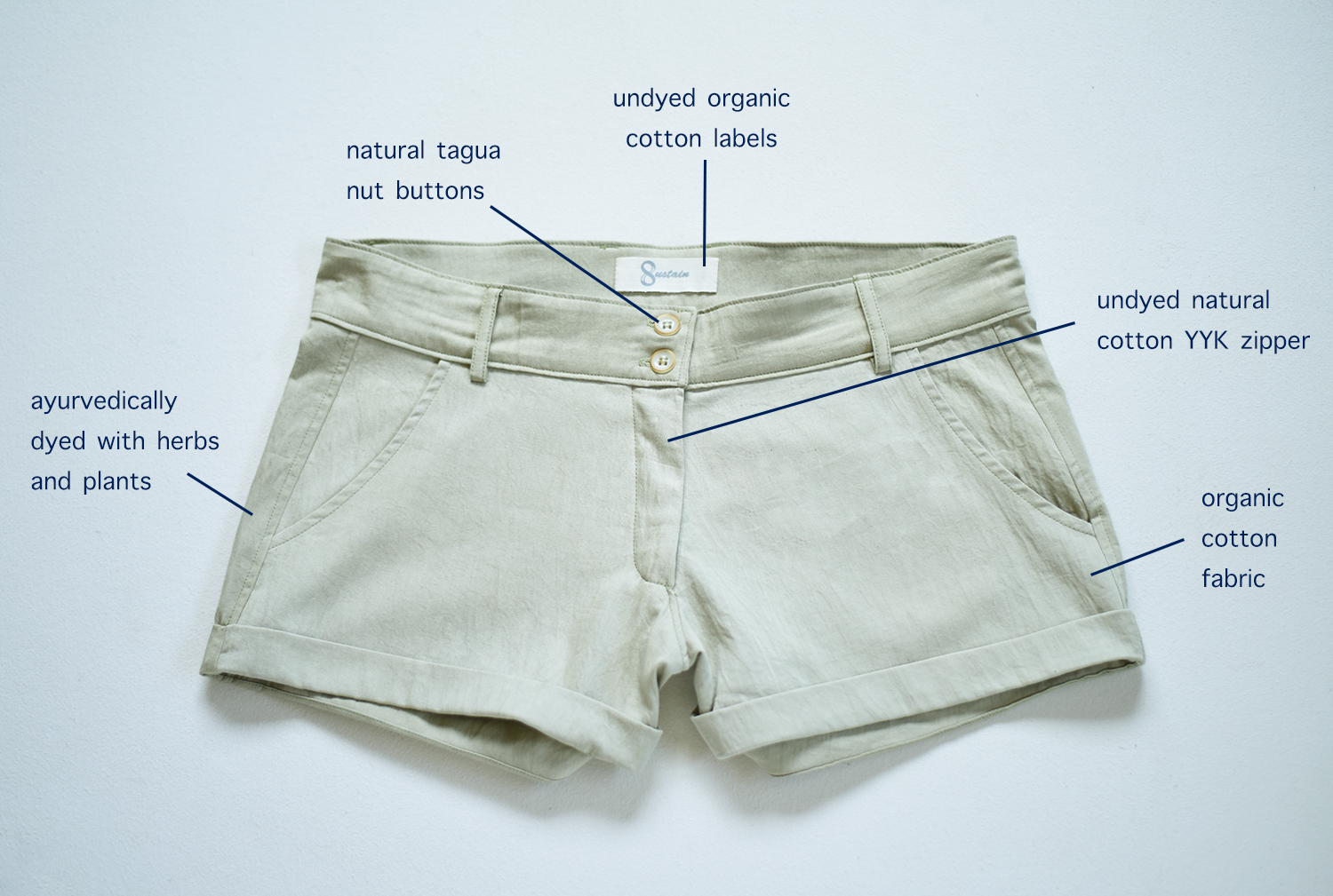 Ayurvedically-dyed Shorts