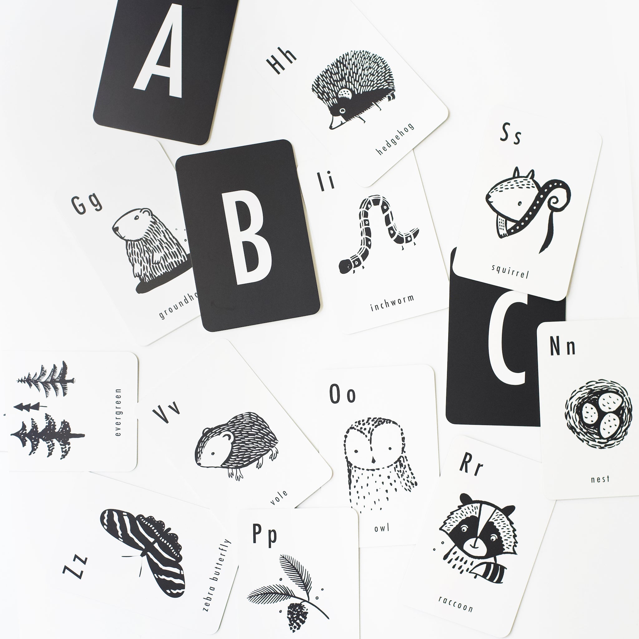 Alphabet Cards (Woodland)